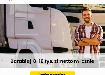 Kurs kierowcy zawodowego- kat. C,C+E, KWP Raty30x0%