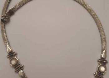 Naszyjnik srebrny z uleksytem