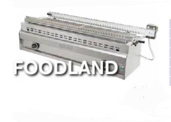 Gril gazowy wodny do szaszłyków z mechanizmem obrotowym 28 - 40 poz (611)