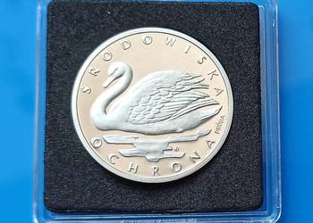 1000 zł 1984 r. Łabędź - próba Ochrona Środowiska