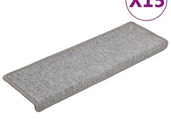 vidaXL Maty na schody 15 szt. 65x21x4 cm(SKU:134570)