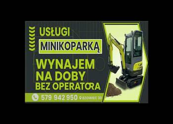 Wynajem minikoparki