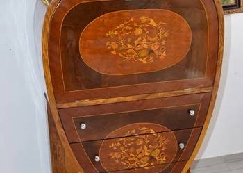 Sekretera Biedermeier Art Deco - Sekretarzyk Komoda Szafa Otwierana,