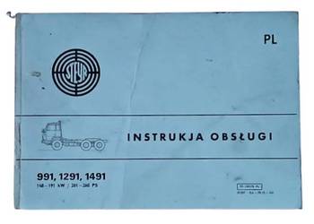 STEYR 991 / 1291 / 1491 Instrukcja obsługi konserwacja / dane techniczne