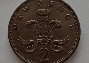 Wielka Brytania - 2 New Pence 1981 r. | Królowa Elżbieta II