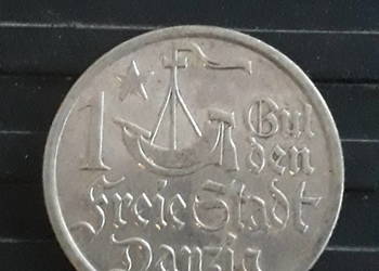 1 Gulden W. M. Gdańsk 1923 r. - nr 3 - oryginał piękny