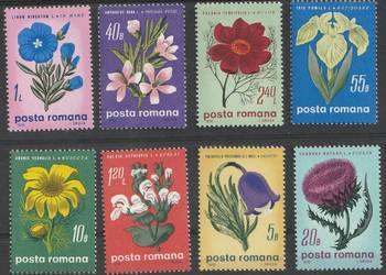 RUMUNIA - KWIATY - 1970 - CZYSTE **