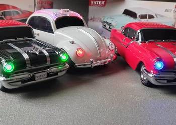 Głośnik Bluetooth Retro Samochód WS-598 WSTER 10W Radio FM USB TF