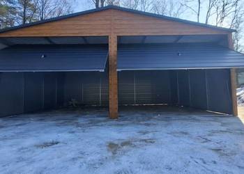 Garaż blaszany domek ogrodowy