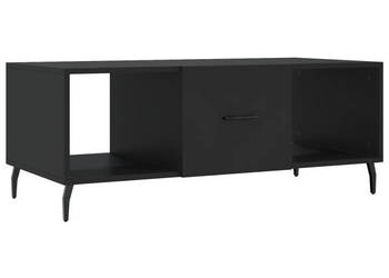 Stolik kawowy czarny 102x50x40 cm materiał drewnopochodny WM-829317