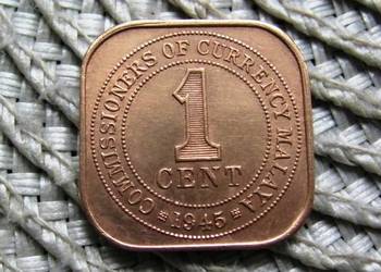 Maleje 1 Cent 1945r