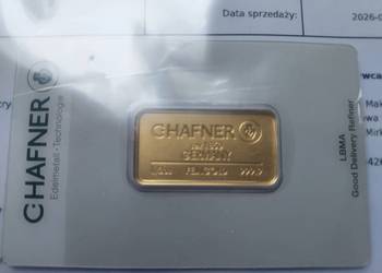 Złota sztabka 1/2 oz. 1/2 uncji -15,5 g