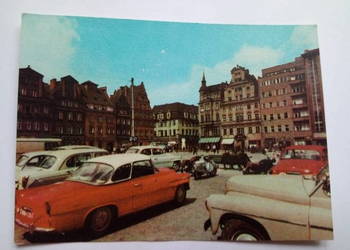 Pocztówka Wrocław 1969r. + Znaczek