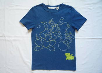 H&M r. 122/128 Granatowa koszulka Scooby Doo Jak Nowa