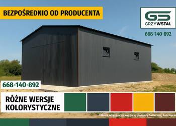 HALA / WIATA / MAGAZYN GARAŻ BLASZANY / Konstrukcja  -  GRZYWSTAL