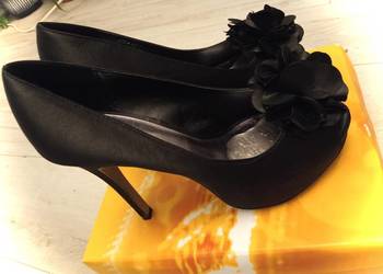 Eleganckie czarne szpilki Graceland rozmiar 39