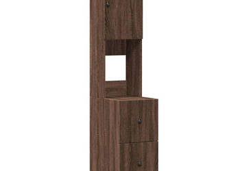 Szafka kuchenna brązowy dąb 35x50x180 cm WM-840764