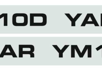 Naklejki napis YANMAR YM 1510D 2szt