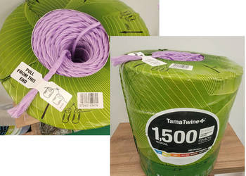 Sznurek do pras TamaTwine+ ImpaxHD Prime 1500m fioletowy wytrzymałość 470kg