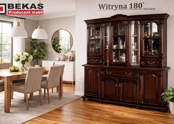 Witryna 180` Jadalnia Salon exclusive Orzech Włoski BEKAS Producent