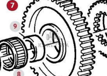 Fendt Favorit 514 Koło Zębate Walcowe CZĘŚCI 514100080190