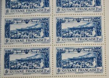 Znaczek kolonialny Gujana Francuska Wydanie lotnicze 1933r