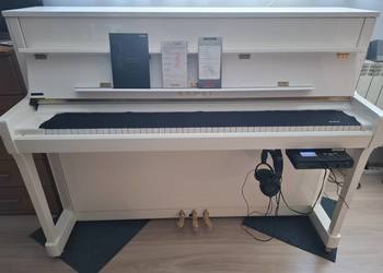 Pianino Kawai K-200 ATX2  Anytime Silent  białe stan  perfekcyjny