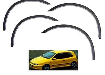 Fiat Bravo nakładki na błotnik czarny mat 4 szt sierpy