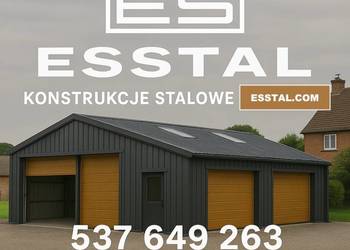 Garaż Blaszany kolory RAL | Blaszak | Magazyn | Hala | Wiata - ESSTAL-