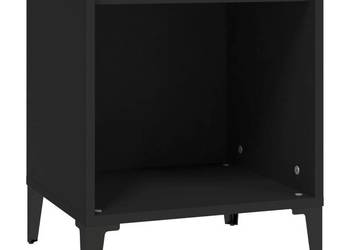 Szafka nocna czarny 40x35x50 cm WM-821876
