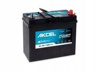 Akumulator AKCEL 12V 45Ah 330A P+ JAPAN