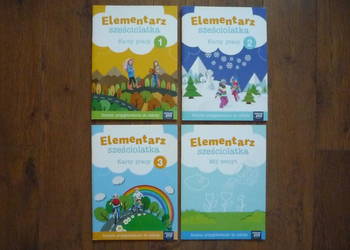 Elementarz sześciolatka Karty pracy 1, 2, 3 + Mój zeszyt Nowa Era