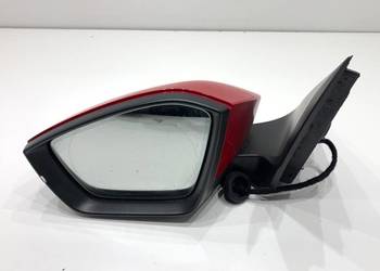 LUSTERKO LEWY SKODA KAMIQ Crossover CZERWONY ZEWNĘTRZNE LEWA, BOCZNE