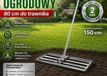 Niwelator ogrodowy 80 cm do trawnika