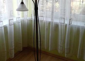 Lampy (stojąca, lampka noc + żyrandol)