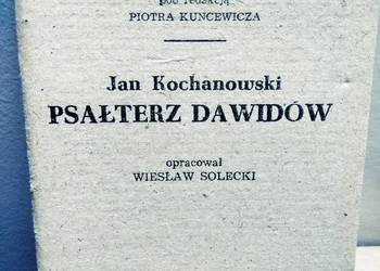 Psałterz Dawidów Kochanowskiego opracowanie lektur