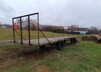 Platforma do wożenia bel balotów przyczepa 8,50x2,30 m