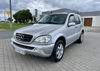 ŁADNY MERCEDES BENZ ML 2.7 CDI 163 KM , HAK , ALU ! DOINWESTOWANY !! KUTNO