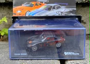 HONDA S2000 fast furious deagostini 1/43 szybcy i wściekli model Nowy