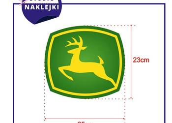 Logo naklejka John Deere Traktor Ciągnik Nalepka kombajn