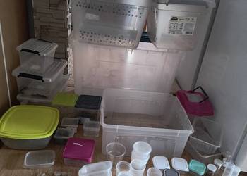 Pudełka boxy hodowlane pojemniki okazja