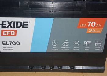 Akumulator Exide EFB 70Ah 760A