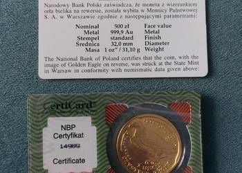 Sprzedam Orzeł Bielik 500 zł