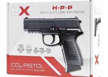 Pistolet wiatrówka Umarex HPP 4,5 mm na śrut BB i CO2 Blow Back Full Metal