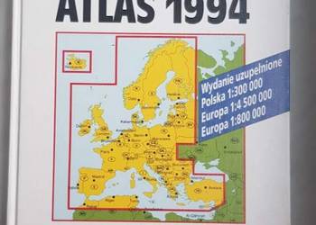 Atlas samochodowy Shell 1994