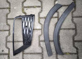 Listwy zderzaka Seat Ateca 575854828b oraz kratka zderzaka