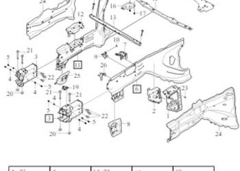 VOLVO S90 V90 II mocowanie uchwyt lewej lampy