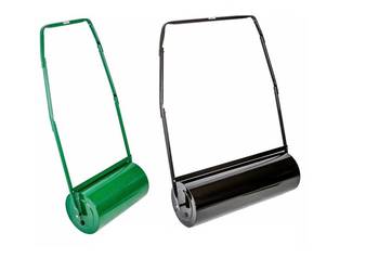 WALEC DO TRAWY TRAWNIKA ZIEMI OGRODOWY STALOWY METALOWY 80CM POJEMNOŚĆ 53L