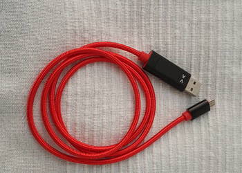 WOLTOMIERZ i AMPEROMIERZ w kablu USB mikro TESTER ŁADOWARKI