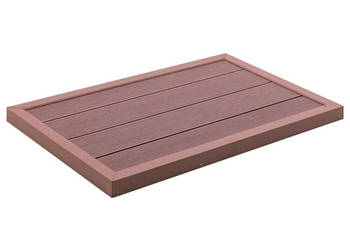 Podstawa do prysznica solarnego brązowa 101x63x55 cm WPC WM-49065